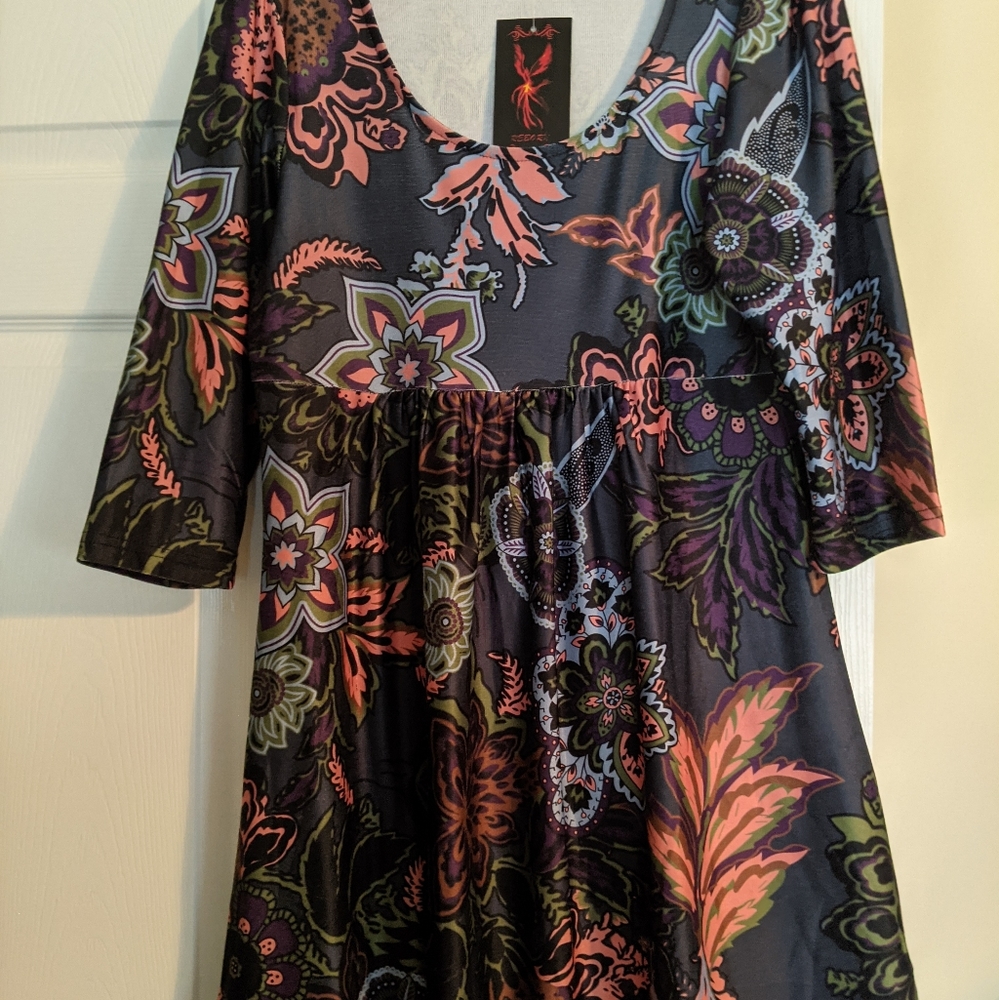 Reborn Floral Print Dress